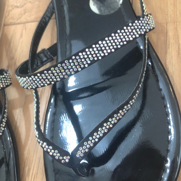 Guess sandal flip flop show black bling diamond - Picture 5 of 7